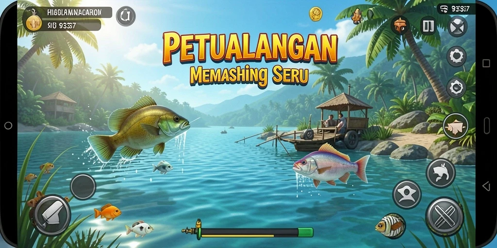 Tangkapan ikan yang fantastis dalam gameplay <strong>93337</strong>.