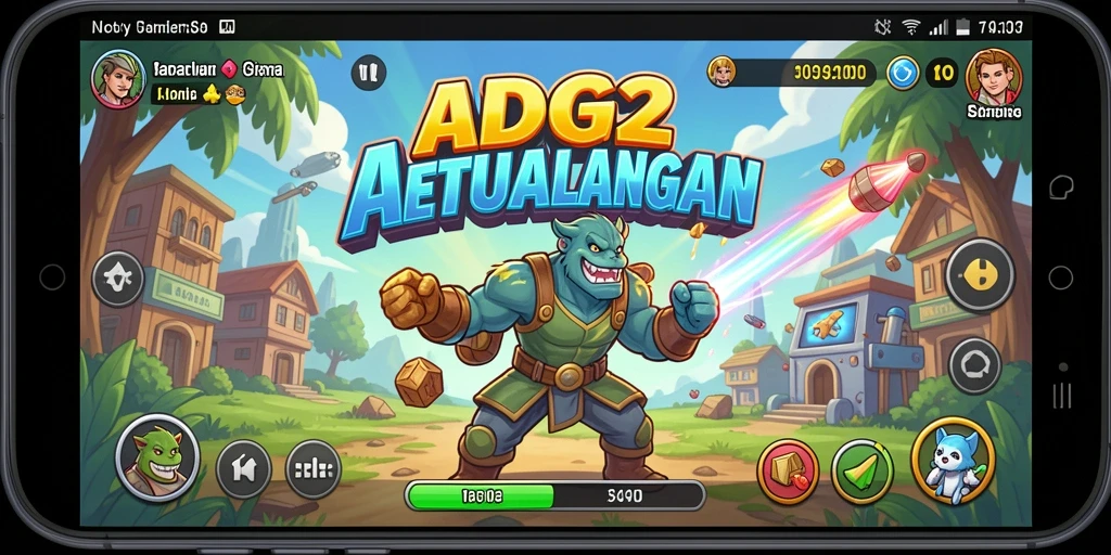 Tampilan menarik dari gameplay ADG62 yang penuh aksi.