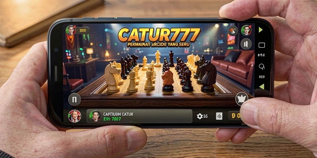 Tampilan gameplay yang menarik dari permainan catur di CATUR777.