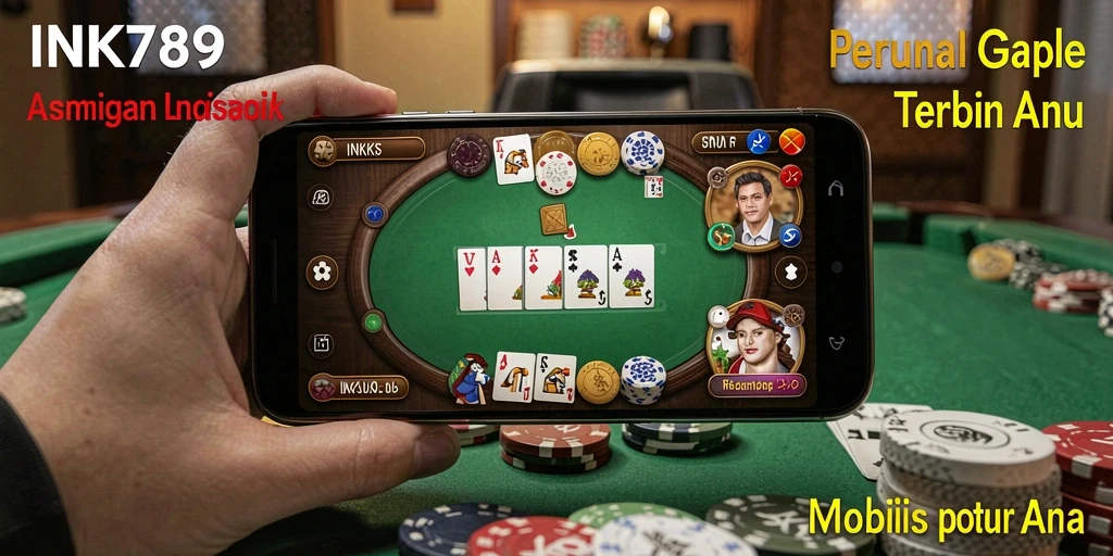 Tampilan gameplay seru dari aplikasi Gaple INK789.