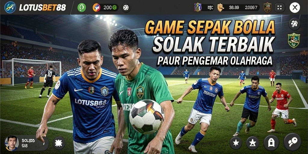 Screenshot LOTUSBET88 menampilkan gameplay mendebarkan dan statistik pertandingan.