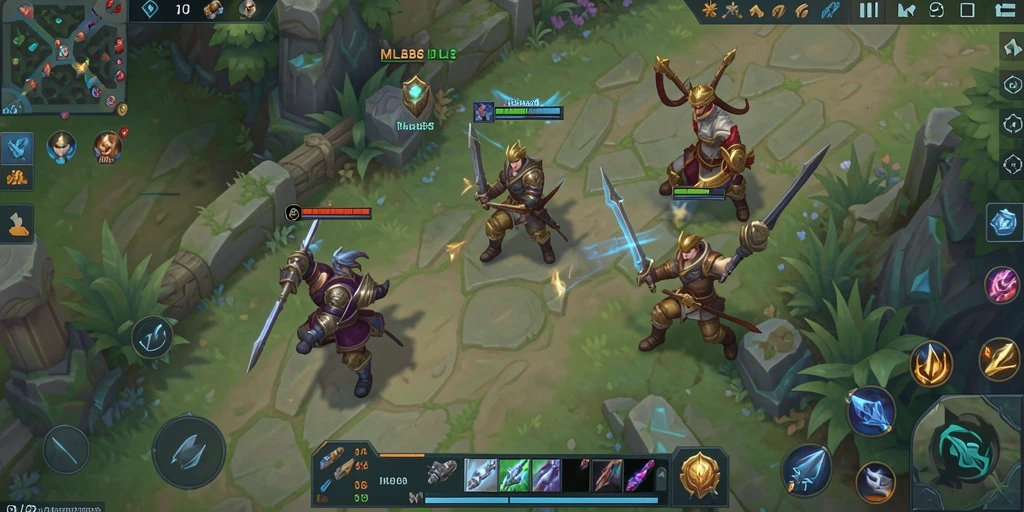 Tampilan menarik dari gameplay casual MLBB8 yang menghibur.