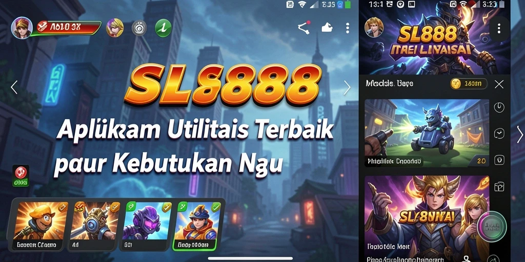 Screenshot SL888 menampilkan antarmuka pengguna yang intuitif dan fitur manajemen tugas.