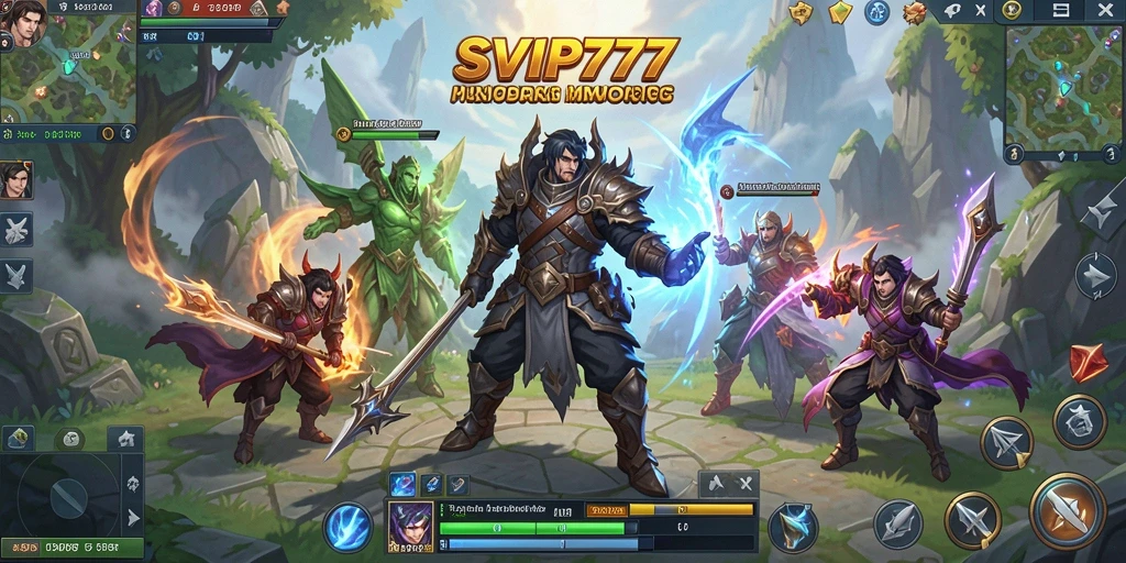 Tampilan gameplay seru dalam SVIP777 MMORPG.