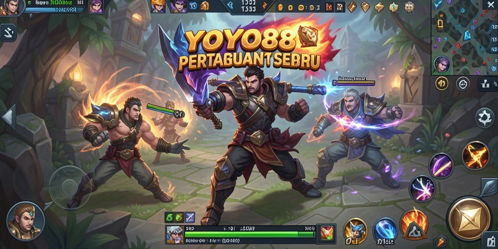 Gameplay seru dari YOYO88 dengan pahlawan menarik.